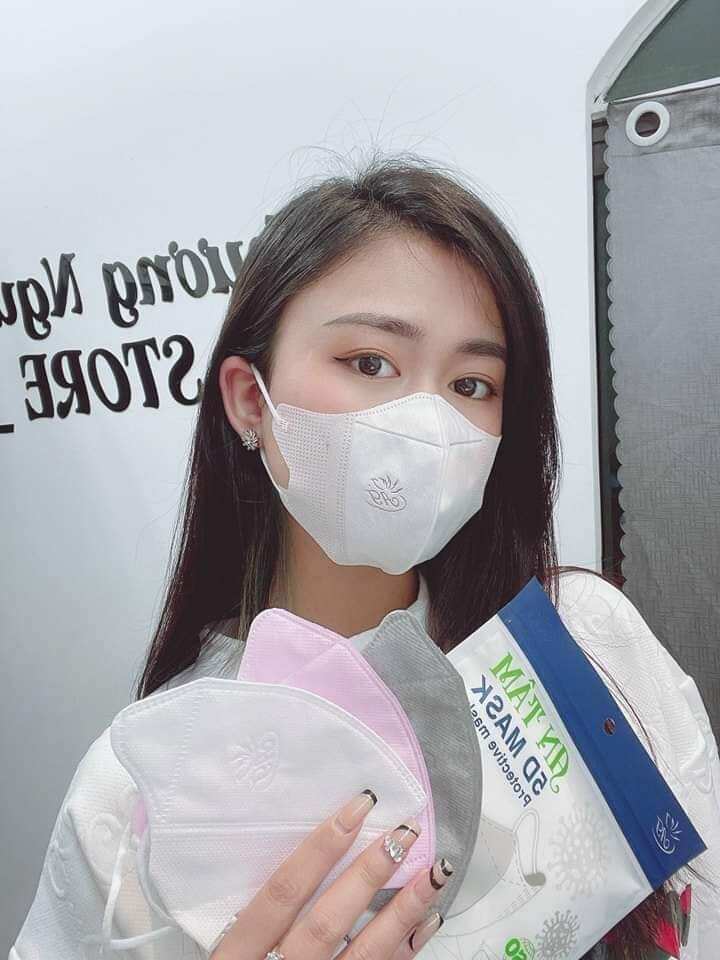 Thùng 100 cái khẩu trang 5D An Tâm Mask giá sỉ chất dày mịn