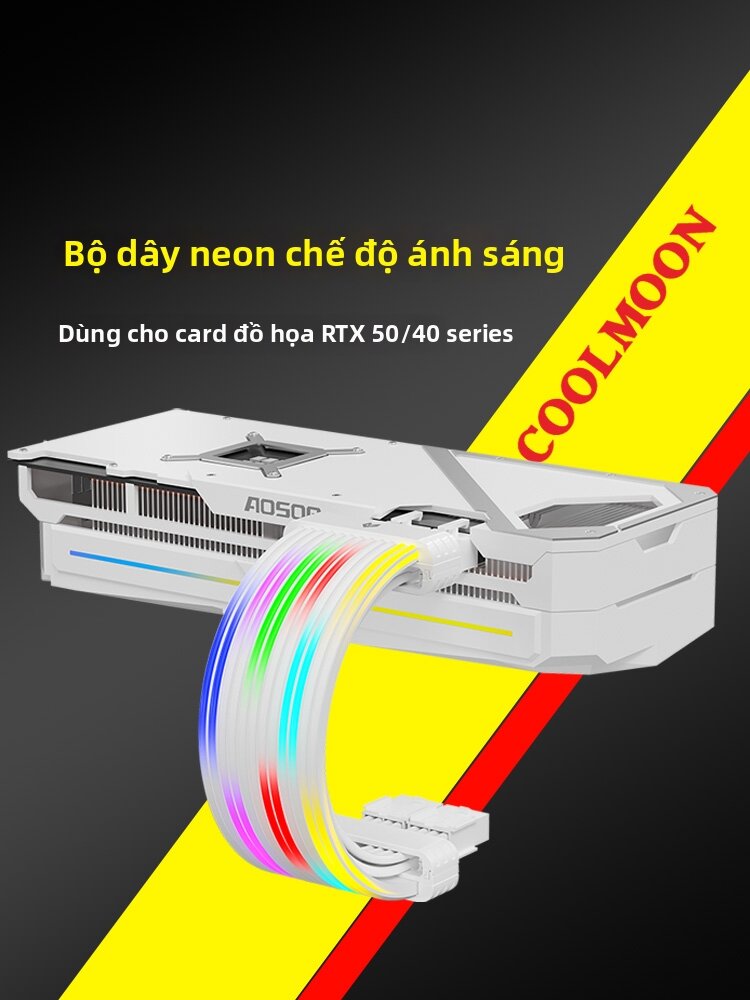 Coolmoon | RGB Sync Power Supply Cable 24P Giá 1,724,000 Đồng*Miễn phí vận chuyển