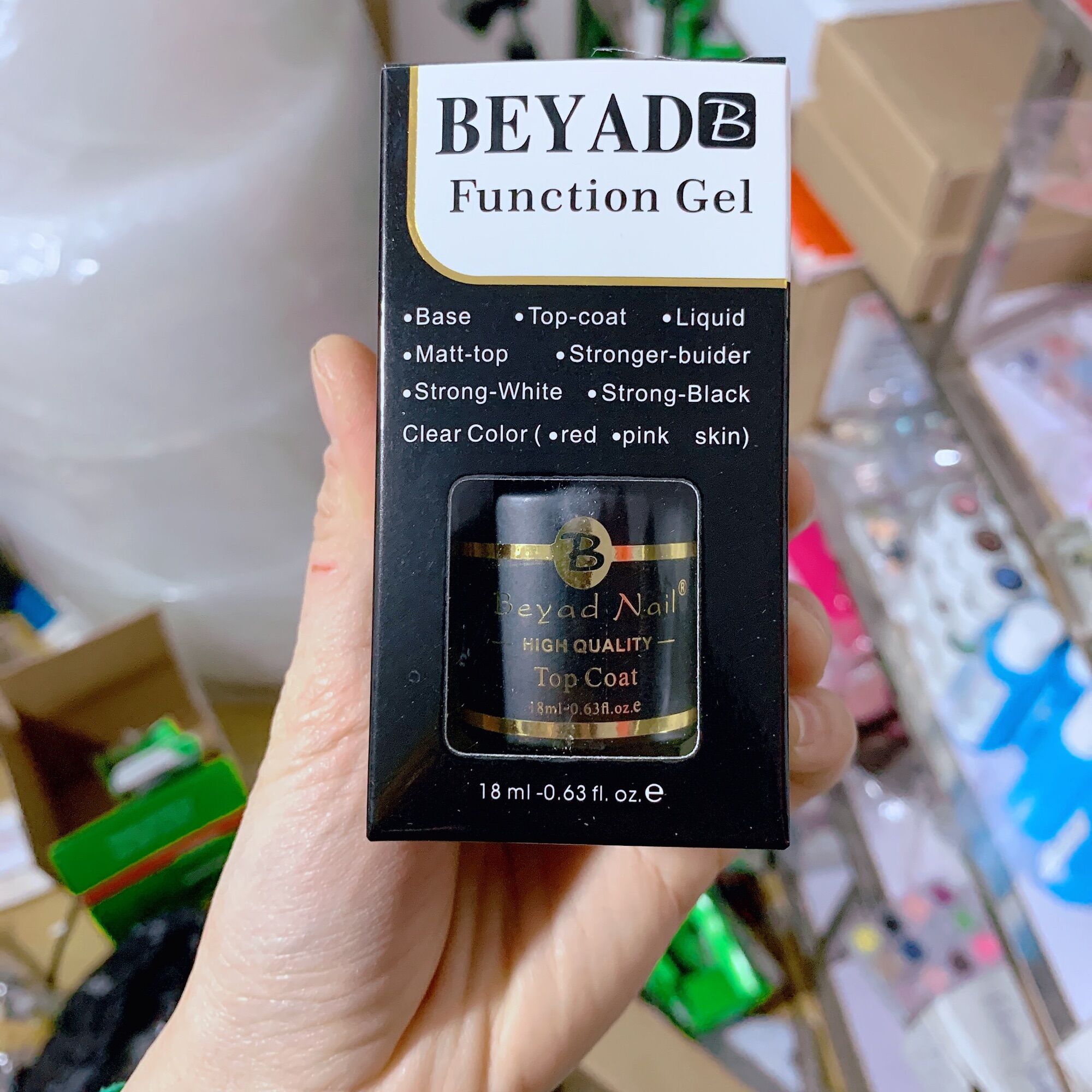 Cặp Liên kết và siêu bóng chai đen Base Top BEYAD, base top đen