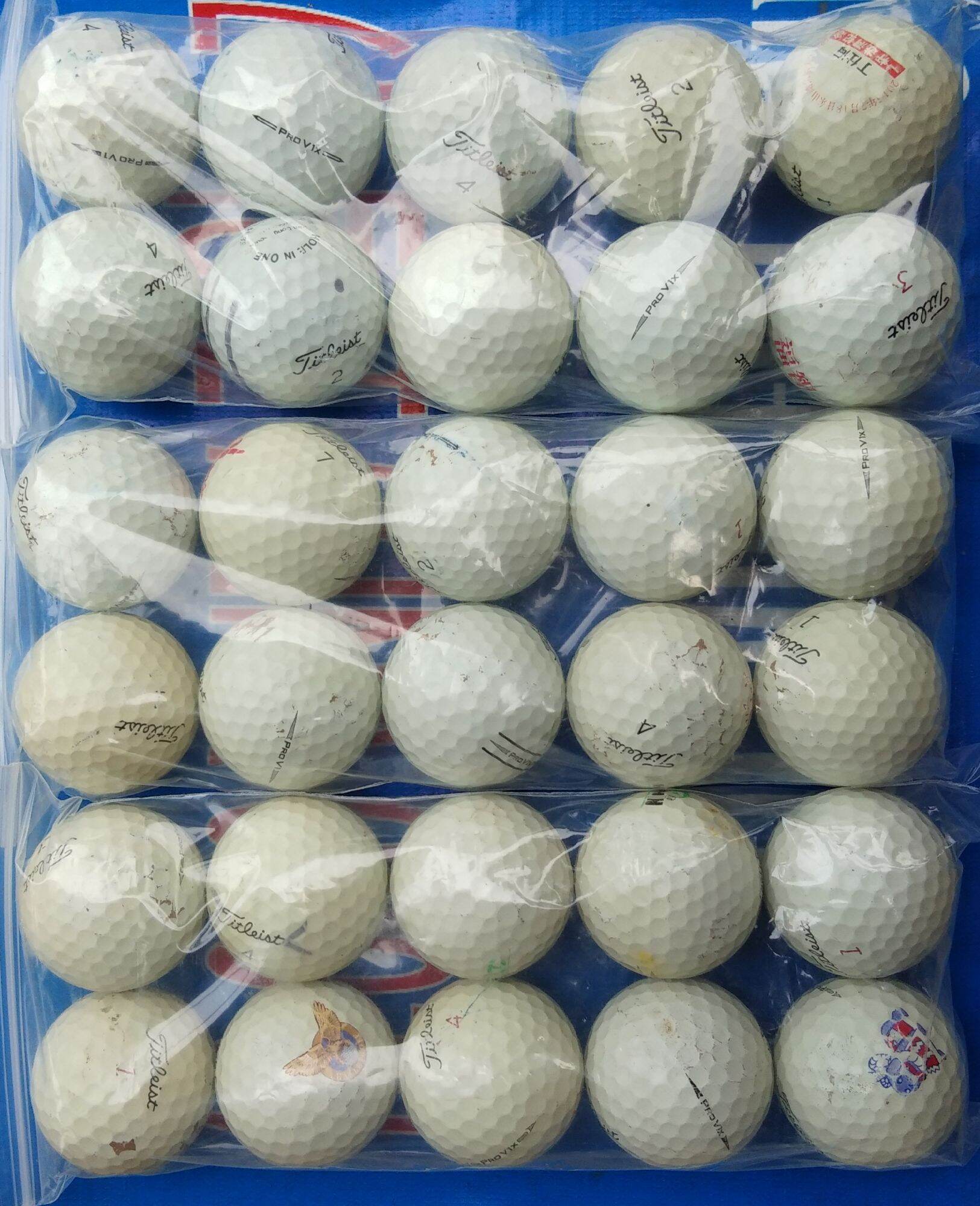 Bóng golf titleist Prov1, Prov1x cũ