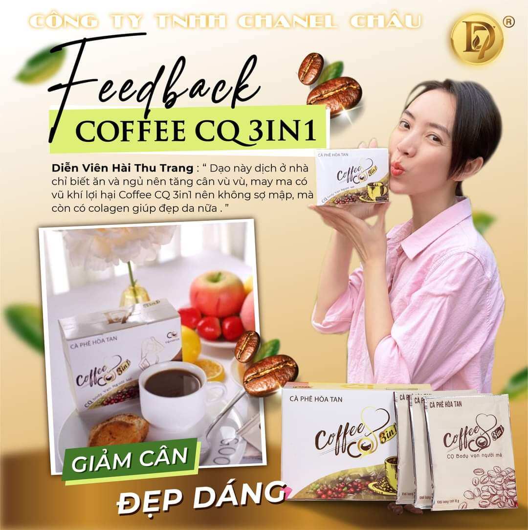 (HCM - CHÍNH HÃNG) CAFE GIẢM CÂN CQ SLIM COFFEE D7