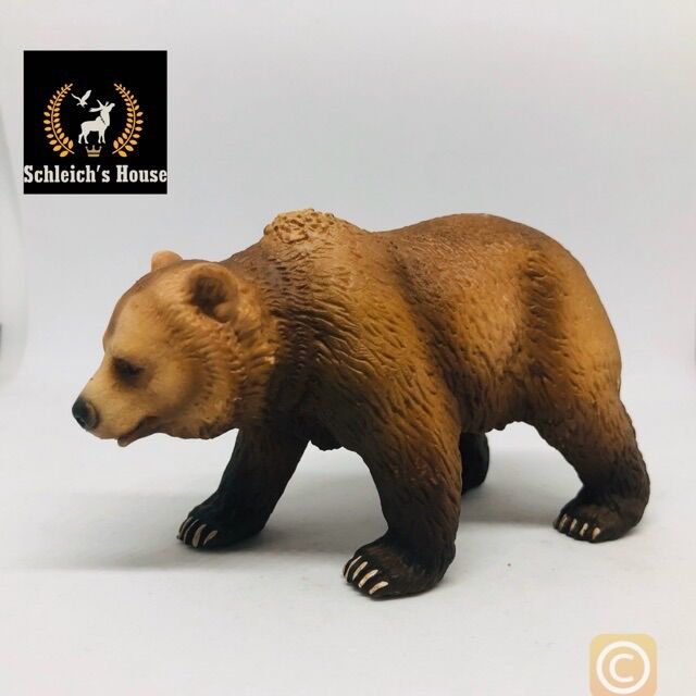 Mô hình động vật Schleich chính hãng Gấu xám mẹ 14323 - Schleich House