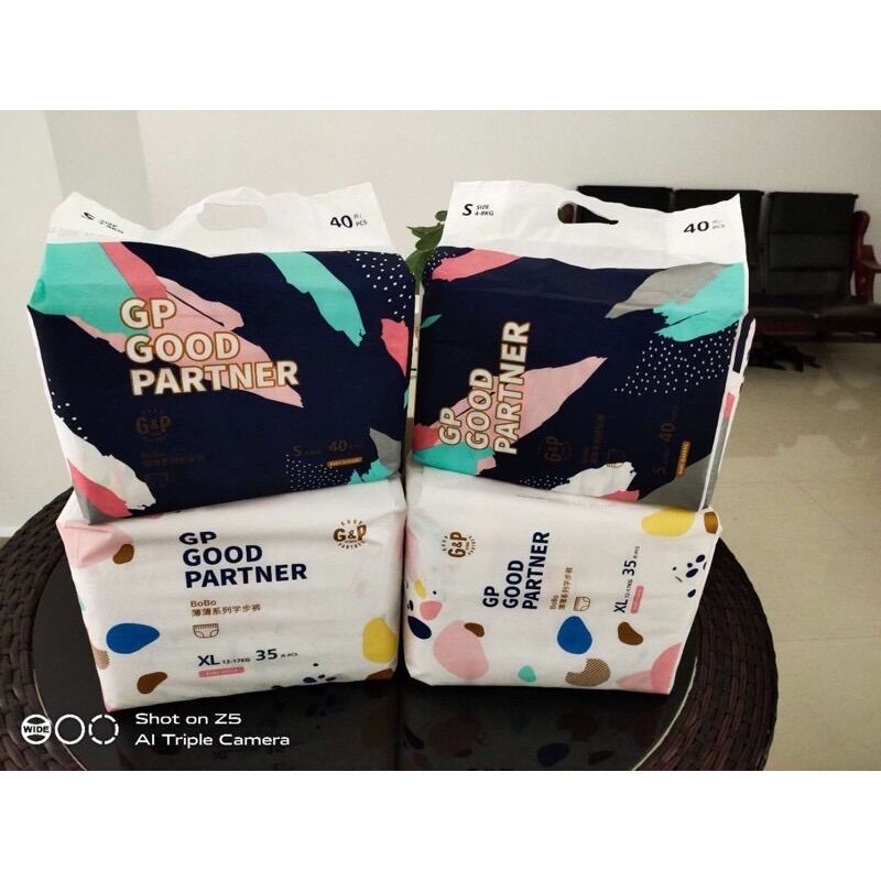 ( Good Bobo ) Bỉm GP Good Partner Bobo Nội Địa Trung Cao Cấp S80-M76-L72-XL70-XXL68-XXXL64