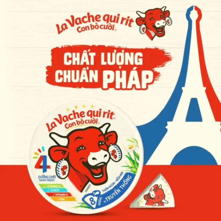[HCM] Combo 10 HỘP PHÔ MAI CON BÒ CƯỜI (8 MIẾNG)