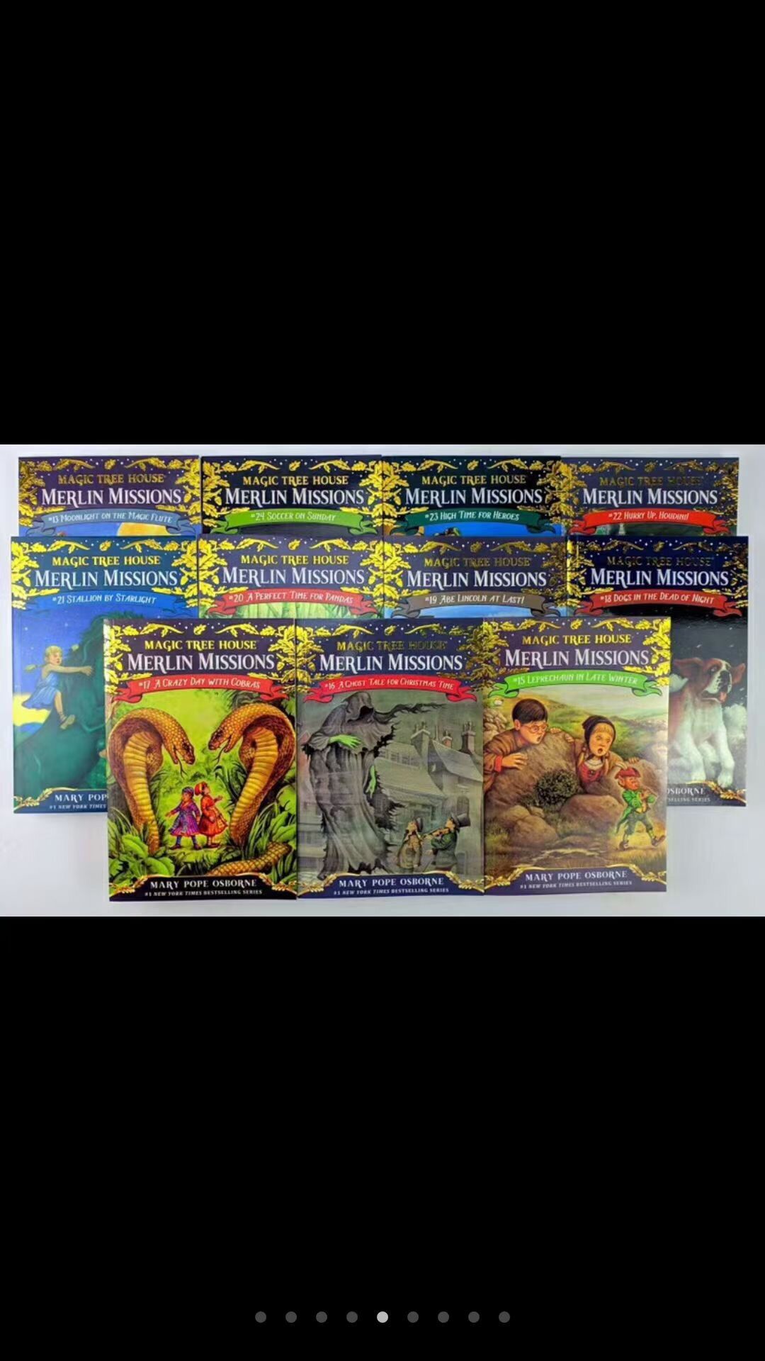 Magic Tree House Boxed Set - Merlin Missions. Sách nhập khẩu - Part 2 - 1-27q