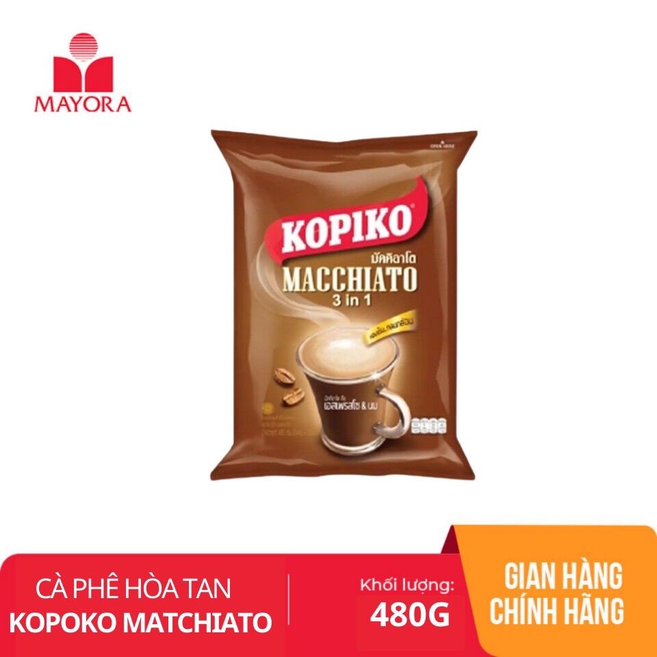 COMBO 20 GÓI CÀ PHÊ 3TR1 HOÀ TAN KOPIKO MAYORA