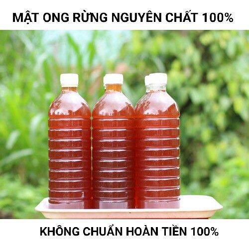 Mật ong ruồi rừng Yên Bái nguyên chất không pha chai 500ml