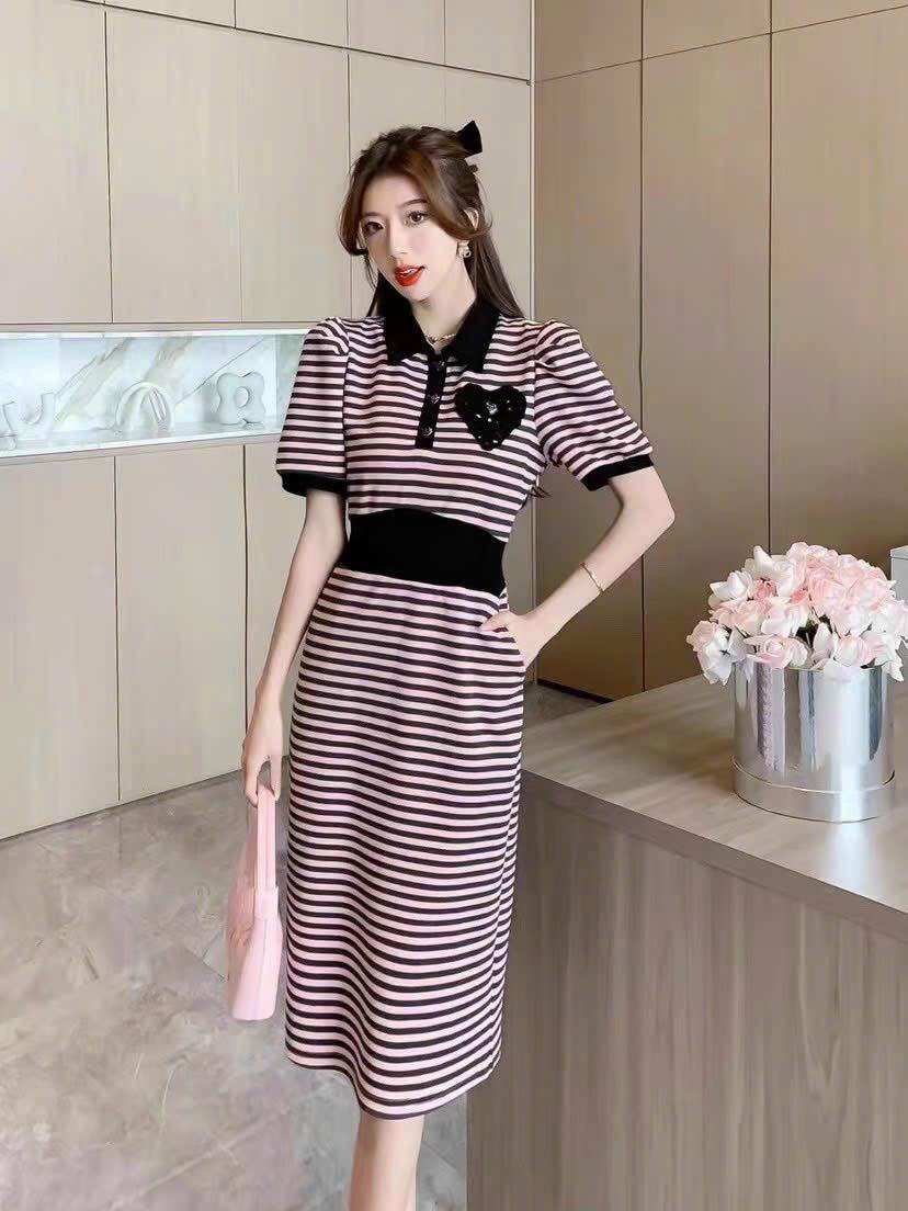 ( HÀNG QUẢNG CHÂU SIÊU CẤP) ĐẦM BODY SỌC - DÁNG DÀI - SIÊU HACK DÁNG
