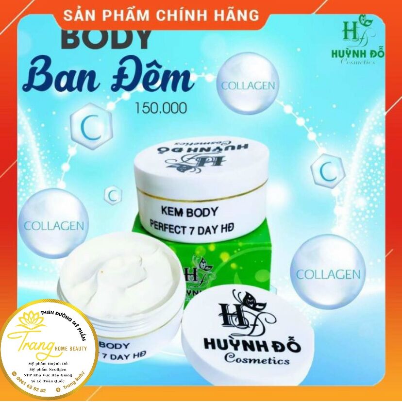 Sỉ 2 kem body ủ trắng đêm Huỳnh Đỗ, kem dưỡng da, kem body trắng da cấp tốc