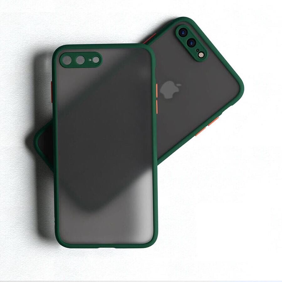 Ốp Iphone Lưng Nhám Nhiều Màu Bảo Vệ Camera (Basic Cam)