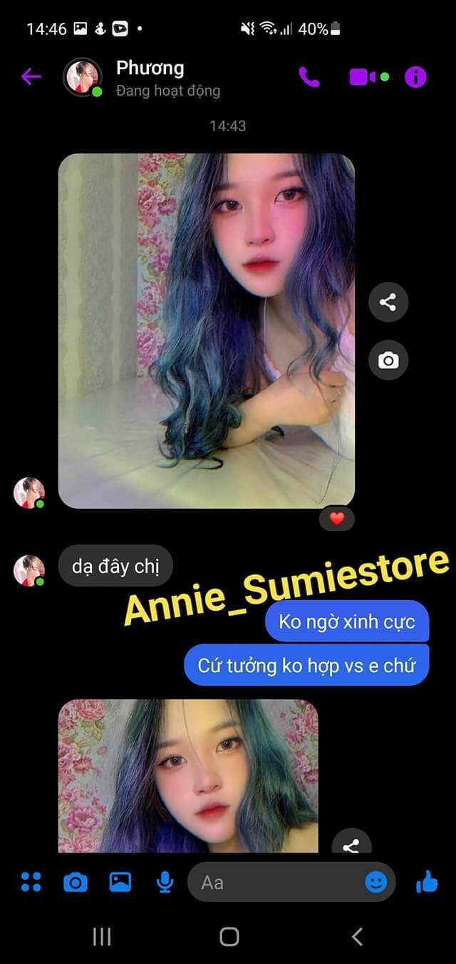 Thuốc nhuộm tóc màu XANH DƯƠNG KHÓI SÁNG