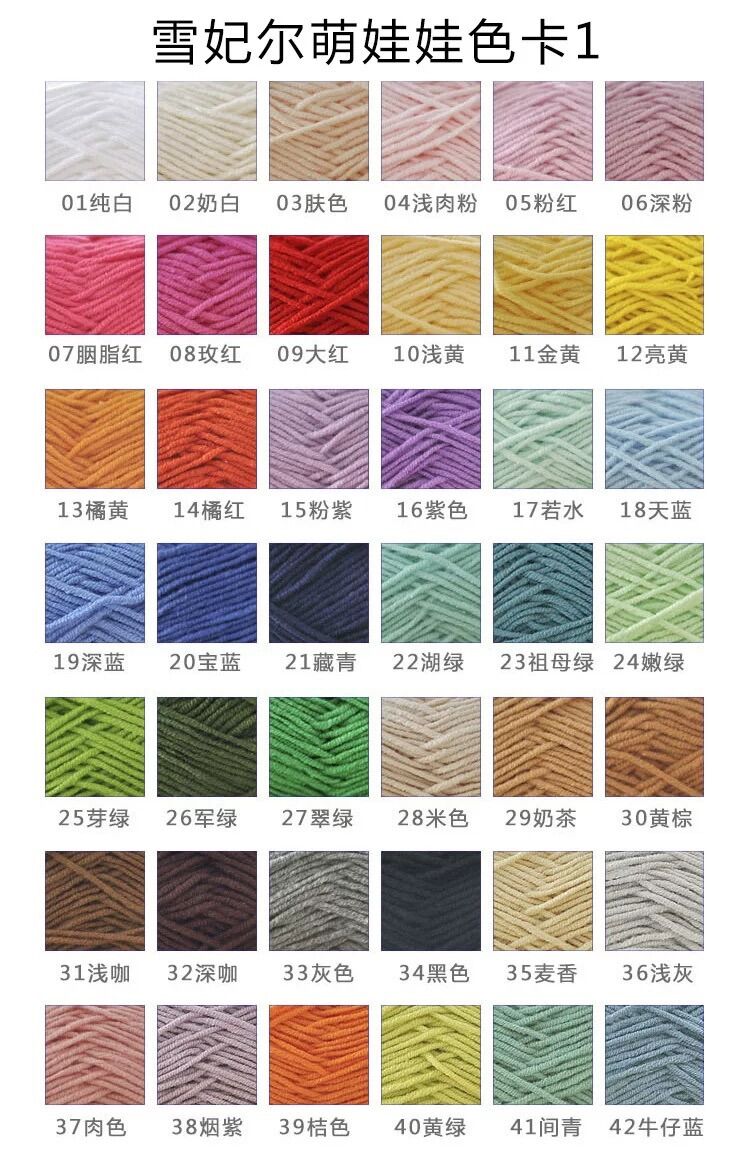 Len Baby Yarn - Bảng 1