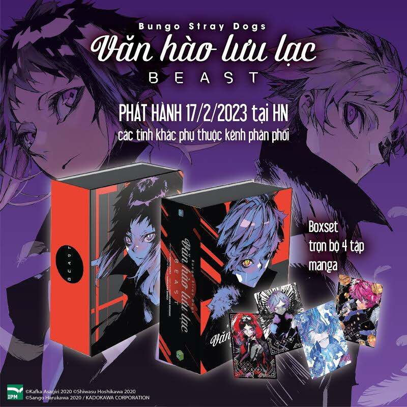 Boxset newseal Văn Hào Lưu Lạc Beast. Full pk.