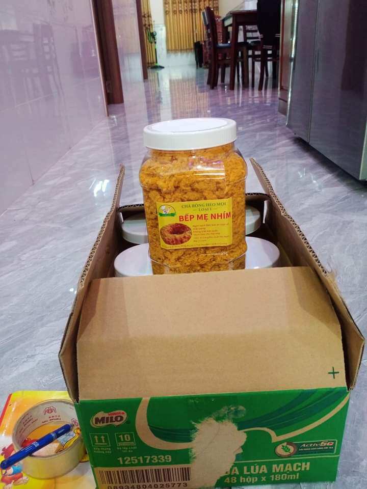 Chà Bông heo mọi nhà làm