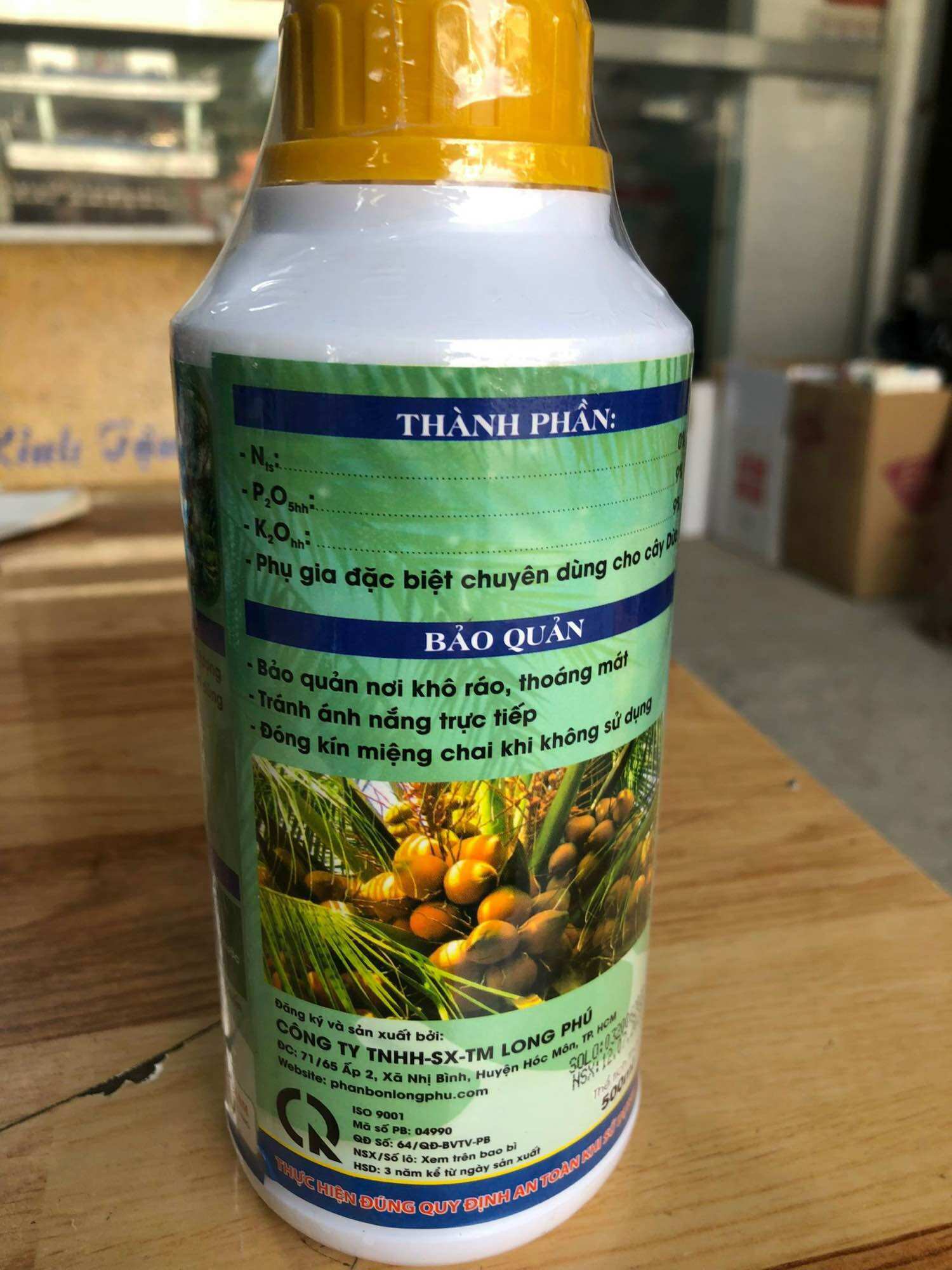 phân bón lá Lớn trái dừa, chống rụng trái dừa 500ml