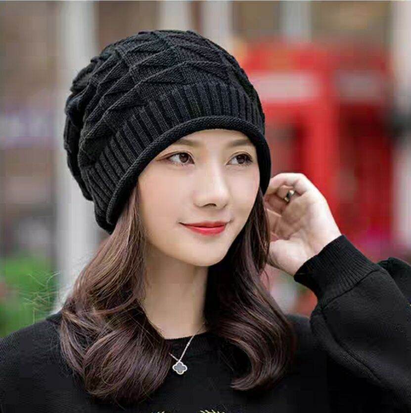 Mũ len nón len nam nữ thời trang Hàn Quốc mới