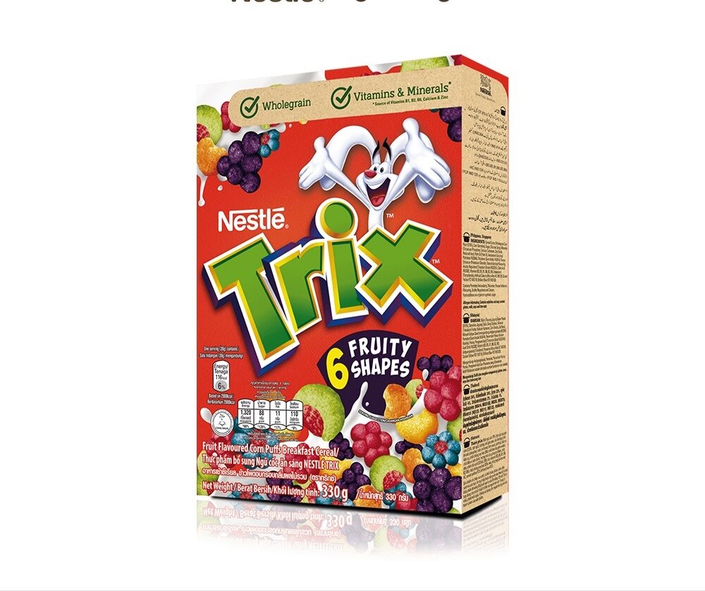 Hộp 330g ngũ cốc ăn sáng nestle trix