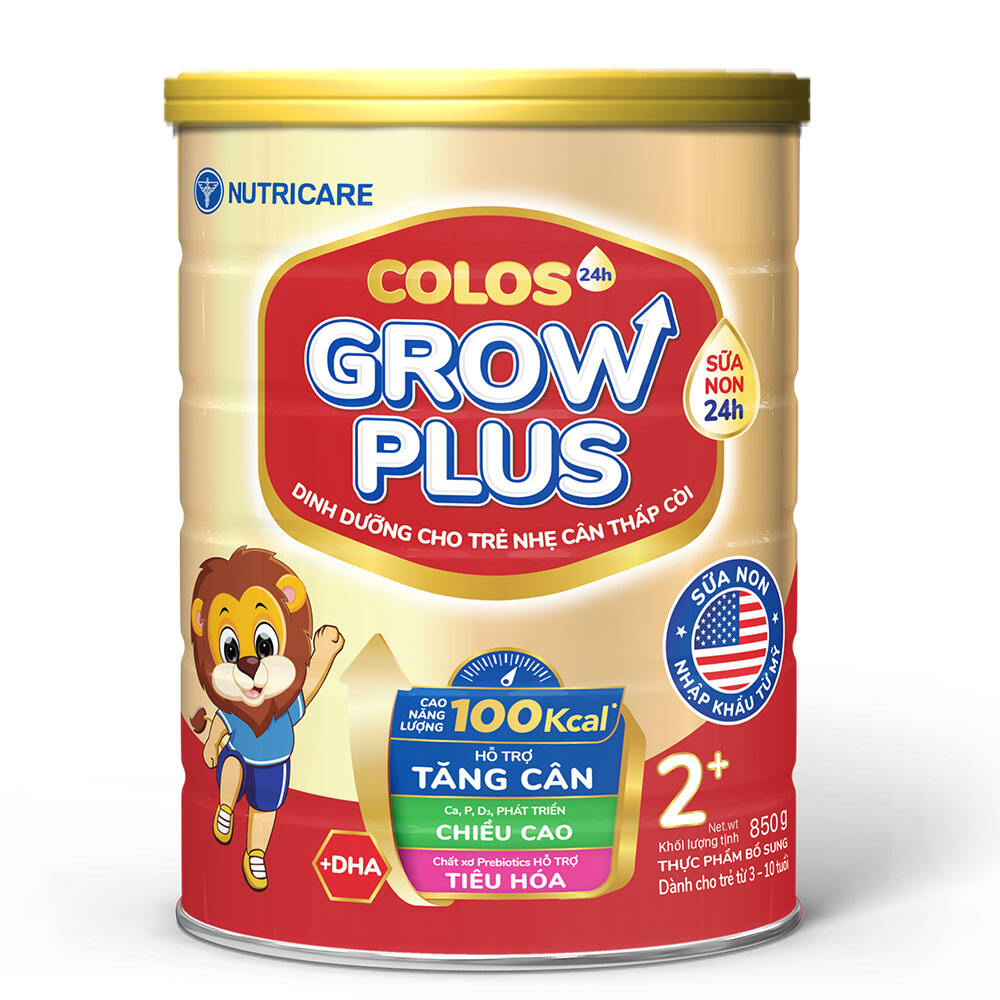 Sữa Colos Grow Plus 2 850G (2-10 tuổi)