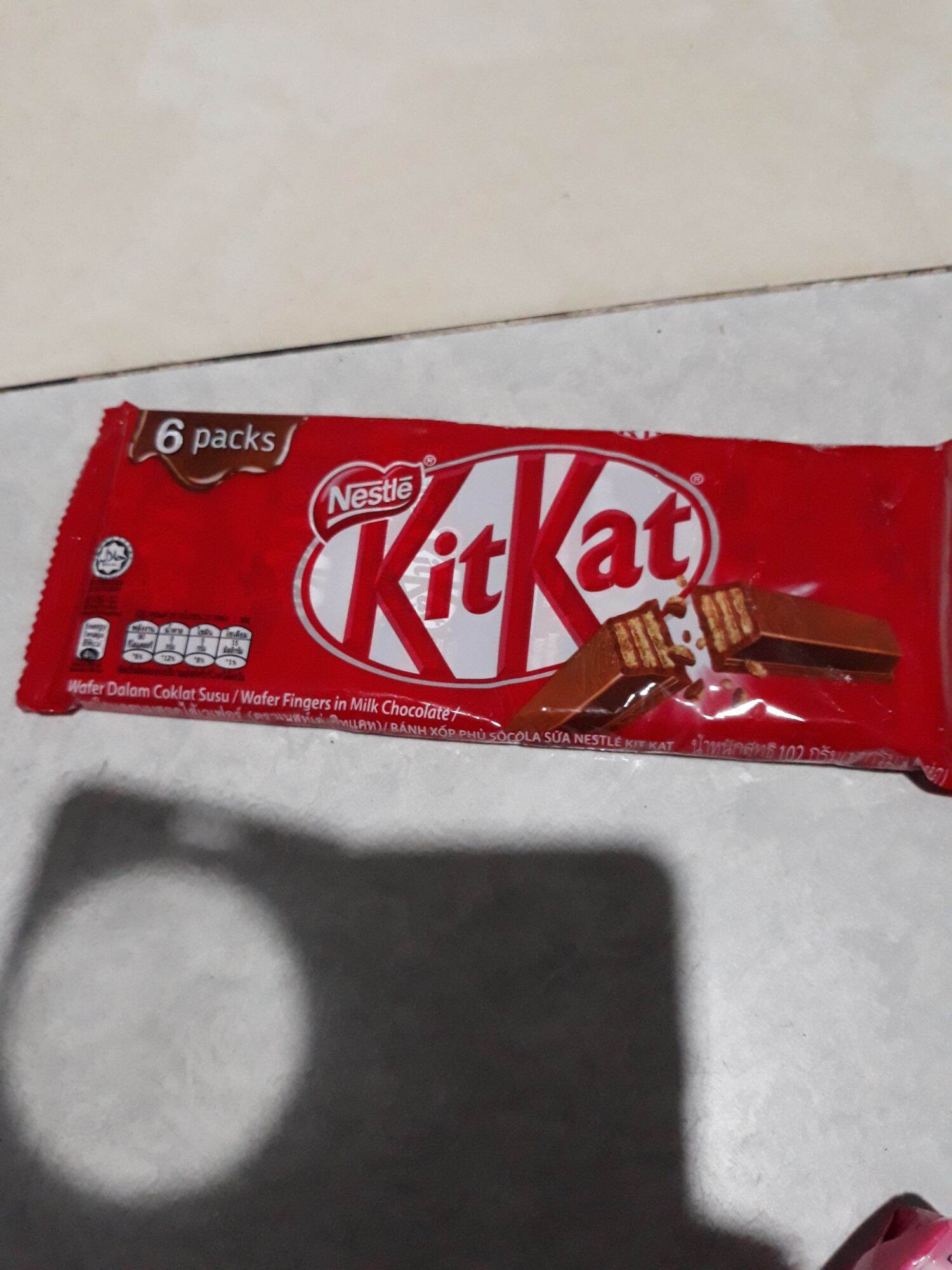 Kitkat socola gói 6 thanh 102 gram