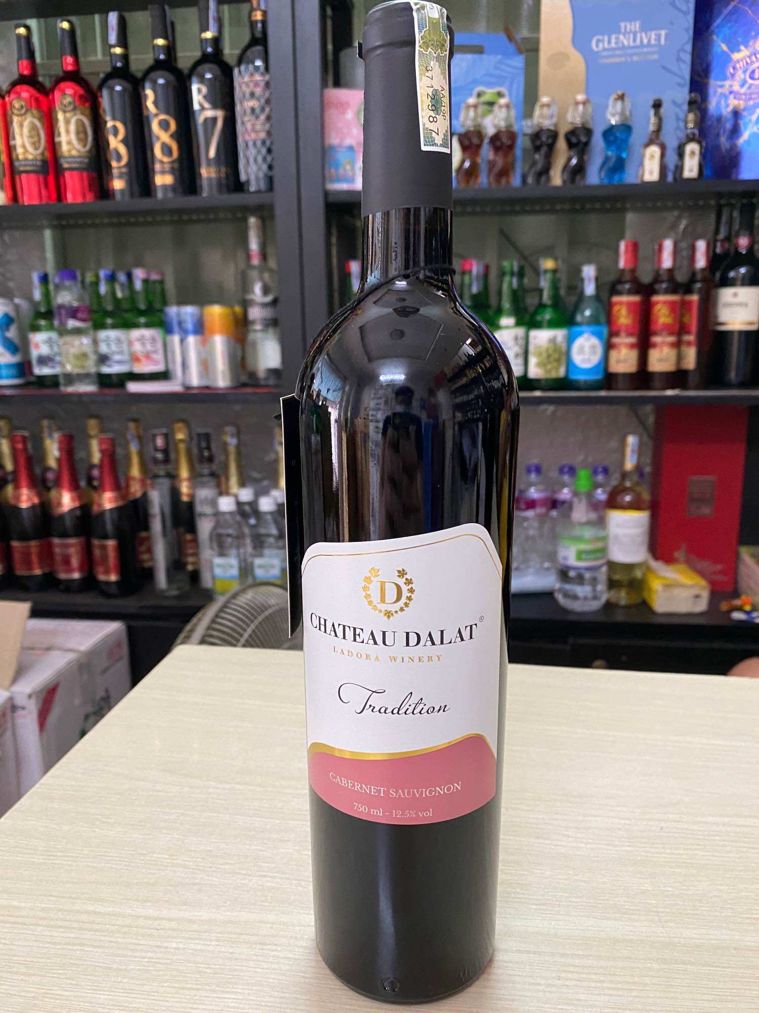 Vang  Đà Lạt CHATEAU DALAT TRADITION 12% 750ml