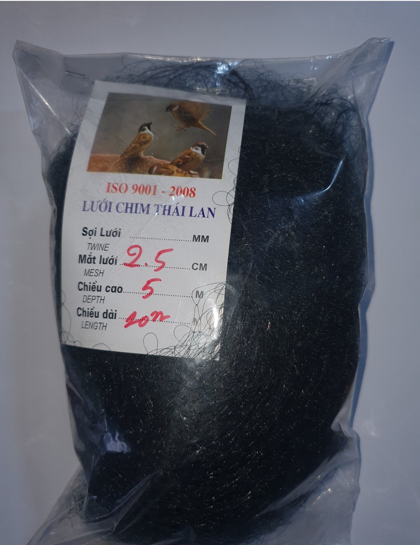 lưới bẫy chim, lưới tàng hình 10m