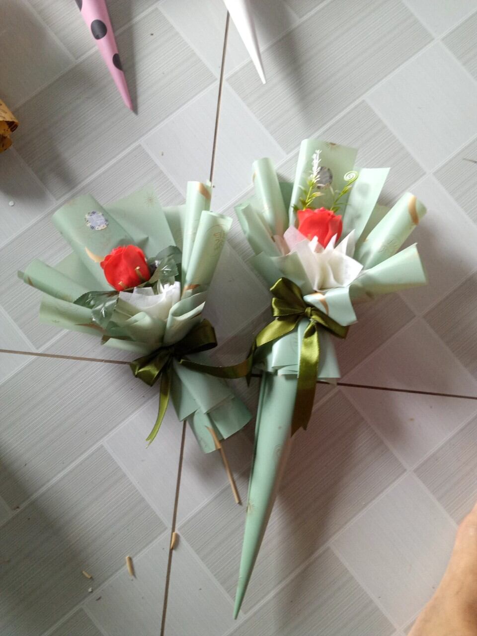 hoa sáp bó một bông