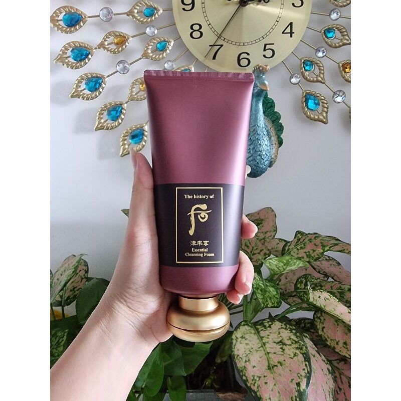 (Kèm quà tặng)Sữa rửa mặt Whoo đỏ full size tách set