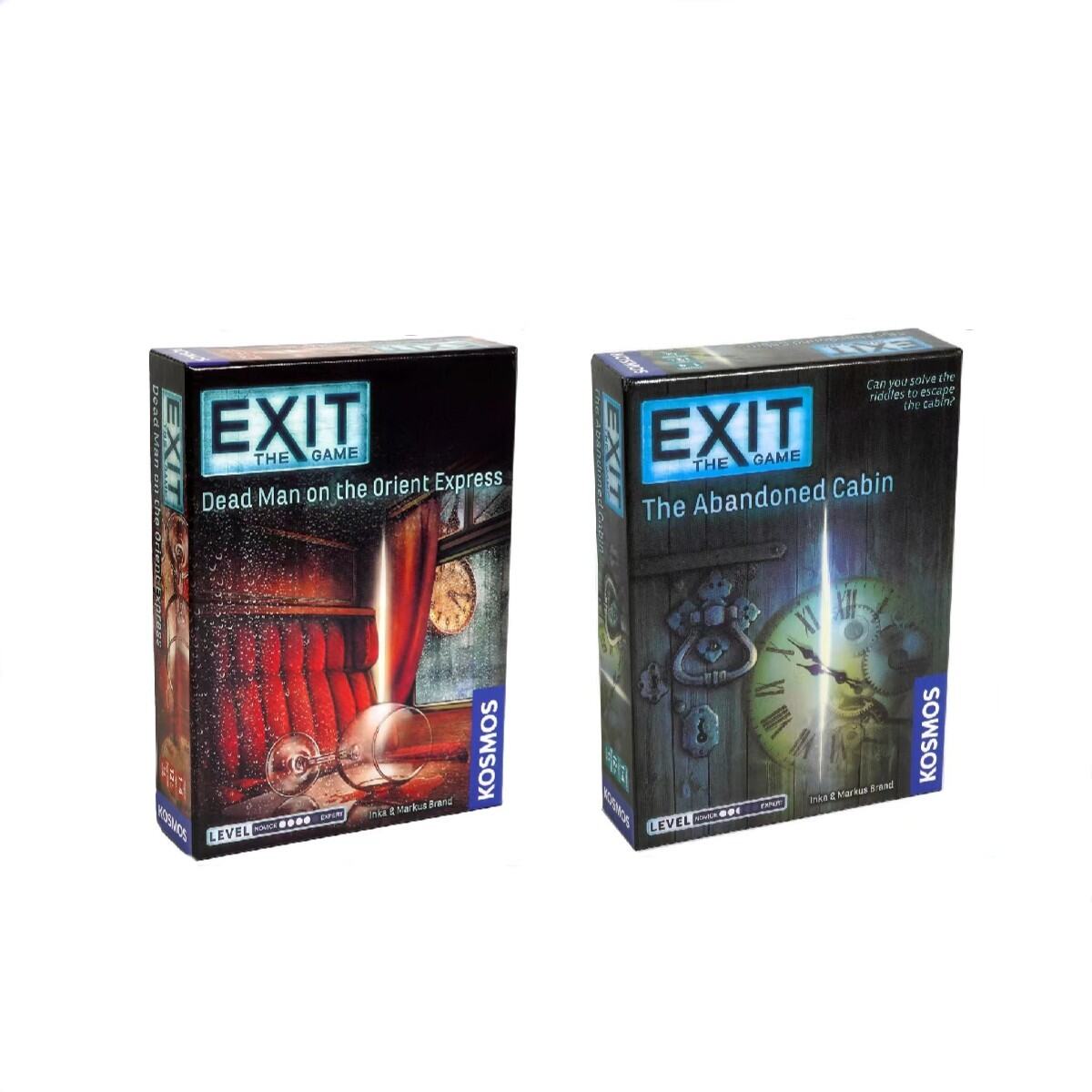 Exit: The Game Kosmos Trải nghiệm phòng thoát hiểm dựa trên thẻ thân thiện với gia đình Dead Man On The Orient Express