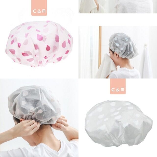 Mũ trùm đầu chống nước khi tắm ư tóc