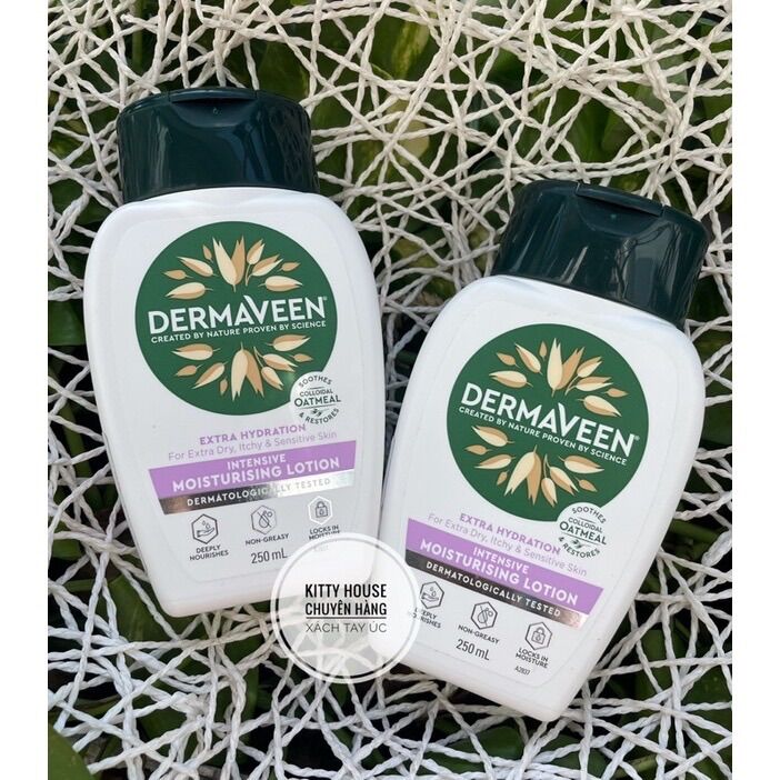 Kem dưỡng ẩm dermaveen intensive extra hydration moisturizing lotion chai 250ml