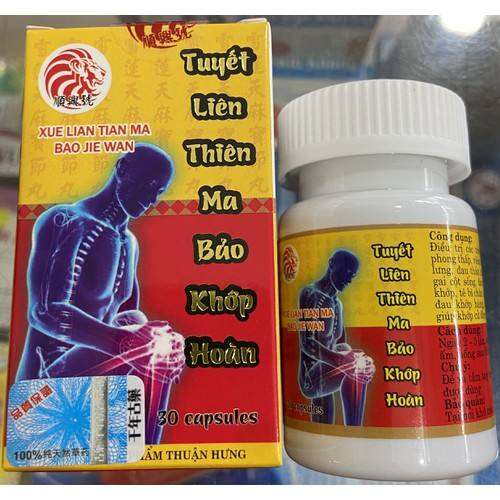Tuyết Liên Thiên Ma Bảo Khớp Hoàn Malaysia Hộp 30 viên hỗ trợ đau khớp