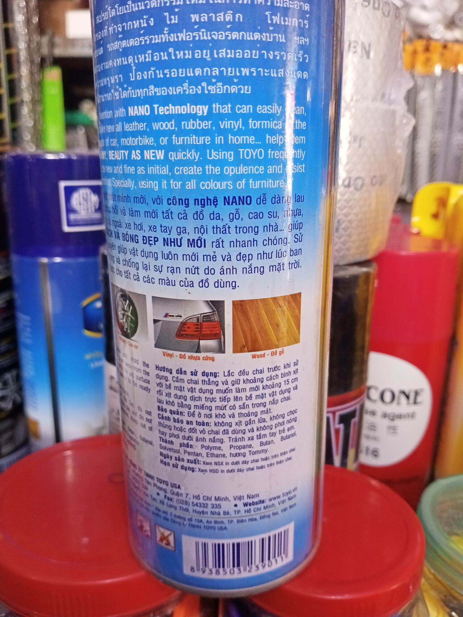 xịt bóng toyo