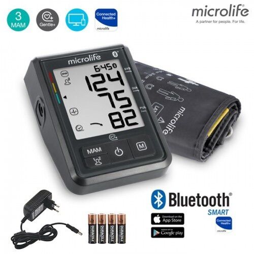 Máy đo huyết áp, máy đo huyết áp điện tử bắp tay microlife b3 bt bluetooth trang bị công nghệ nam thông minh mdhamicb3