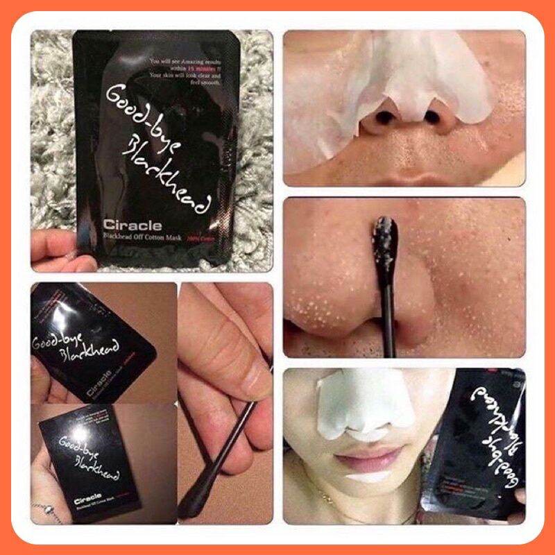 Mặt Nạ Lột Mụn Đầu Đen Lẻ 1 Miếng Ciracle Goodbye Blackhead