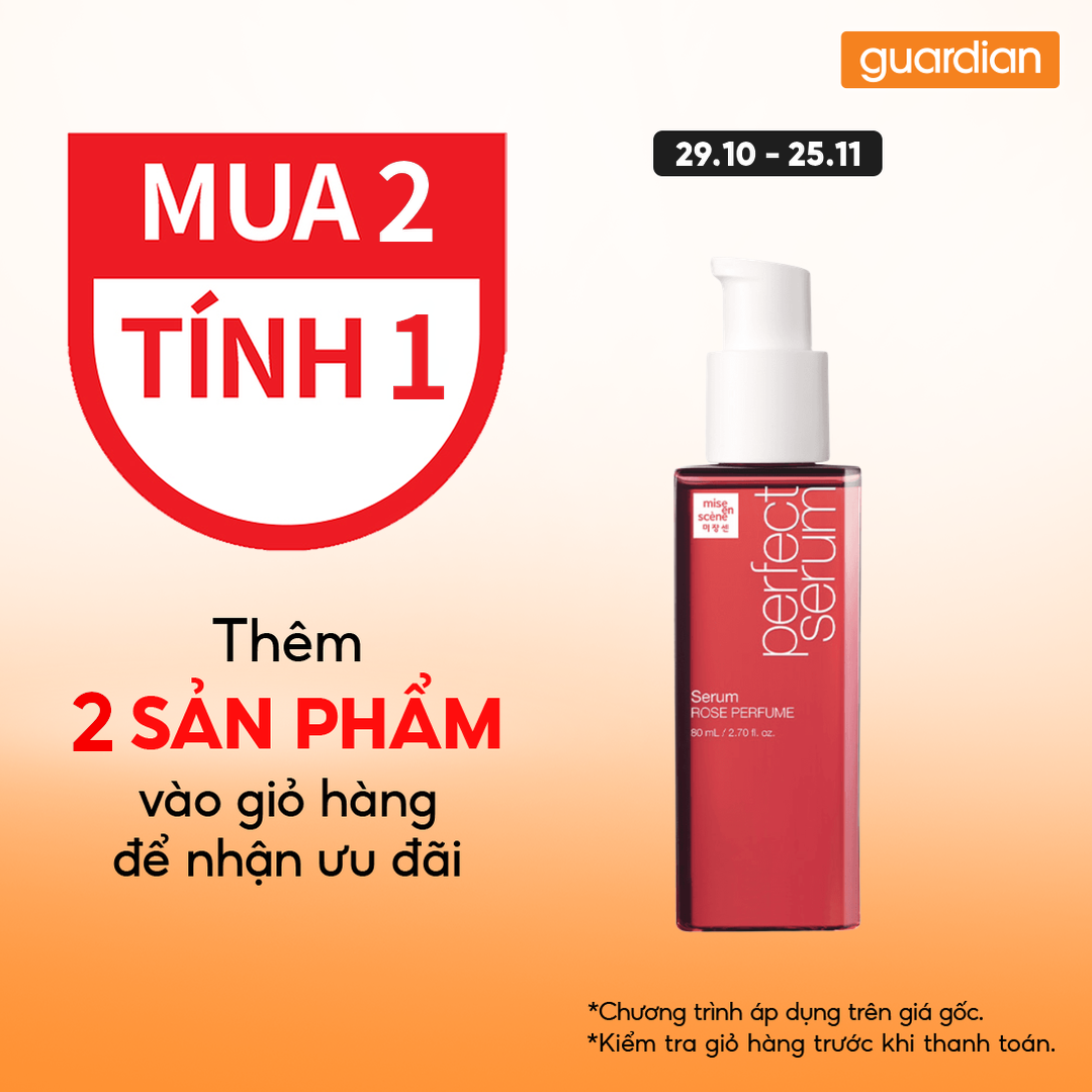 Tinh Chất Dưỡng Tóc Mise En Scene Perfect Serum Rose Perfume Phục Hồi Hư Tổn 80ml | Guardian Store
