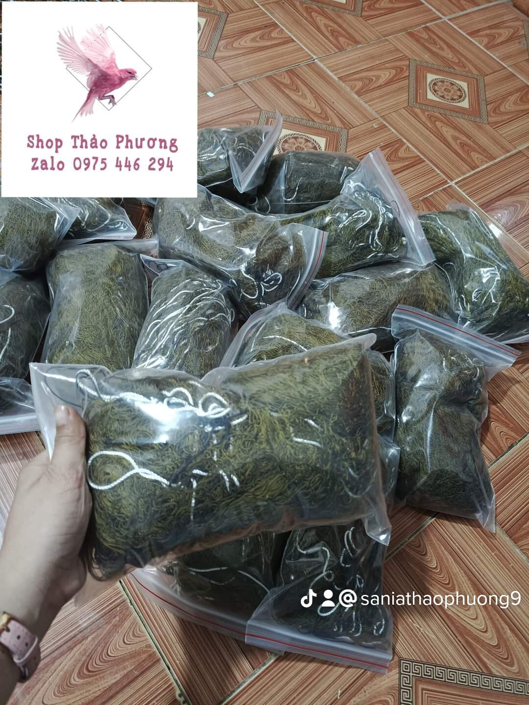 Lưới lùa quốc chất liệu dù thái mắt 6p dài 20m
