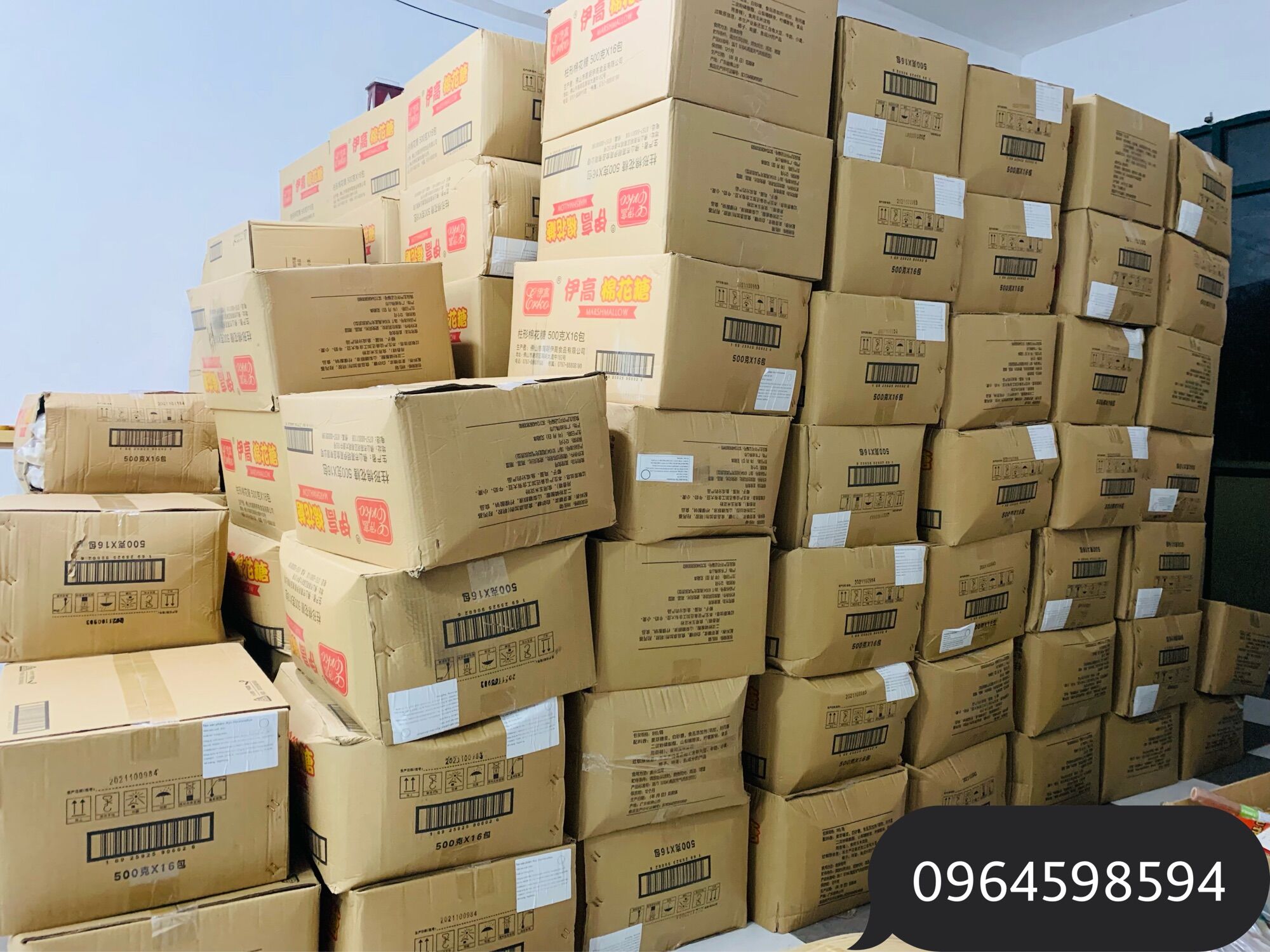 Kẹo marshmallow trắng Erko 500g