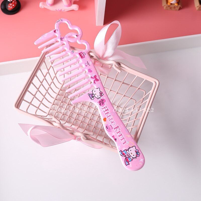 Lược chải tóc Hello Kitty nhựa dày