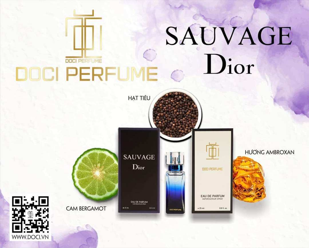 Nước hoa nam Dior Sauvage 25ml EDP  Nước hoa Pháp  Nước hoa nam   TheFaceHoliccom