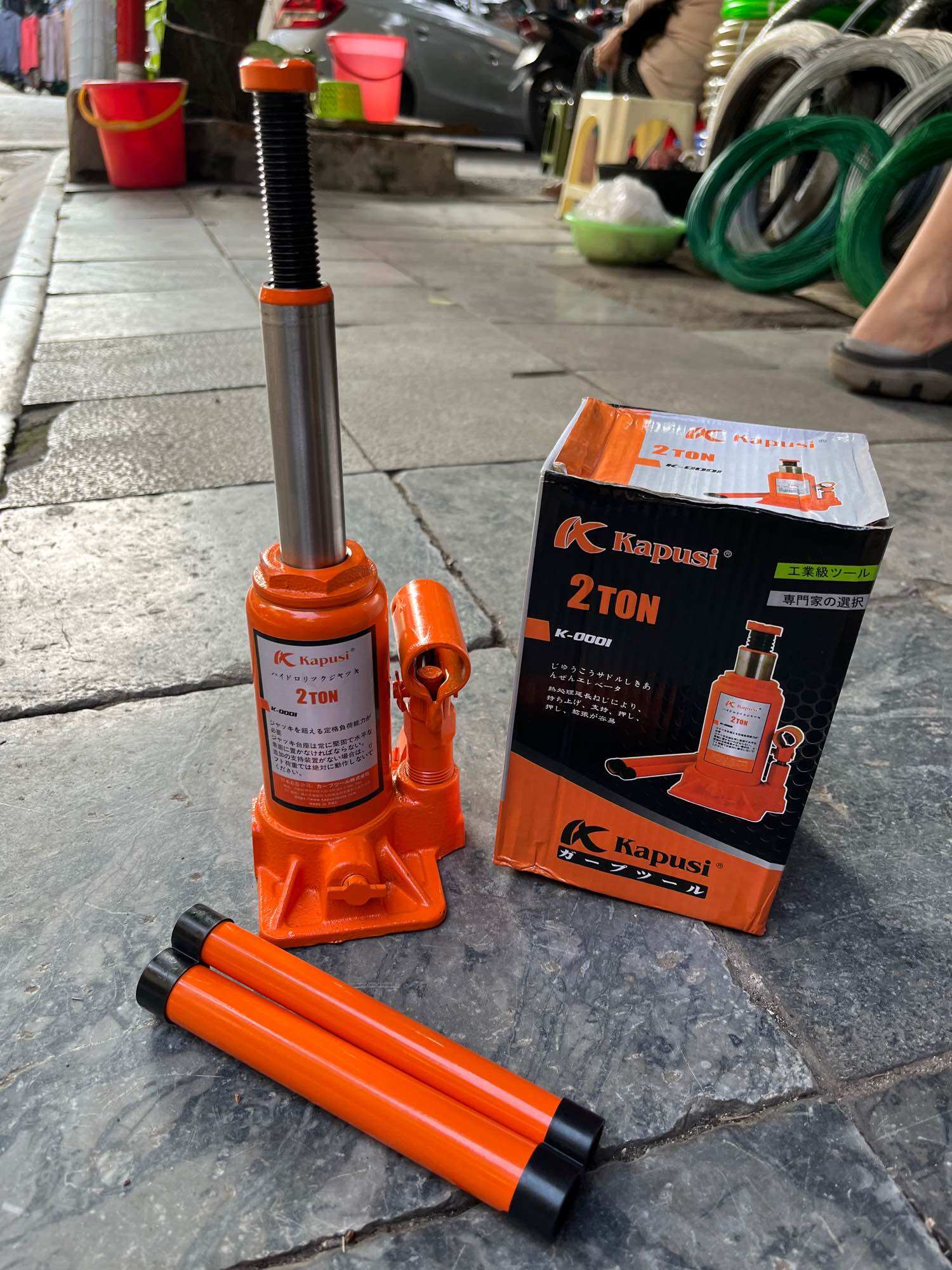 Kích oto 2 Tấn, con đội thuỷ lực 2T KAPUSI