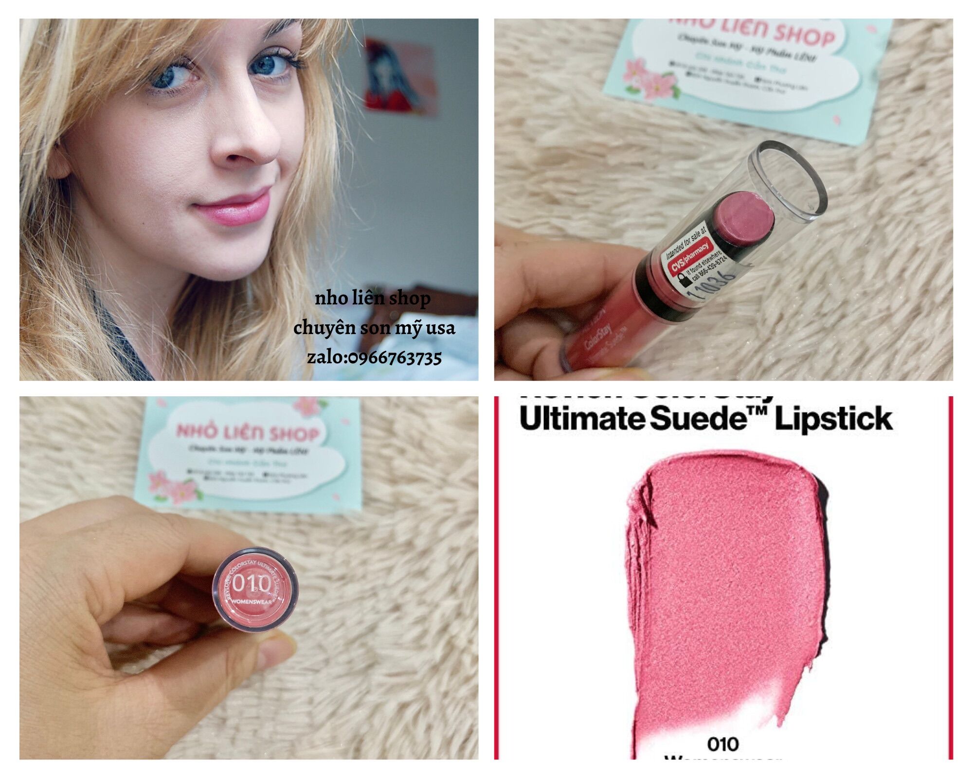 [SON MÔI CHÍNH HÃNG MỸ]REVLON COLORSTAY ULTIMATE SUEDE