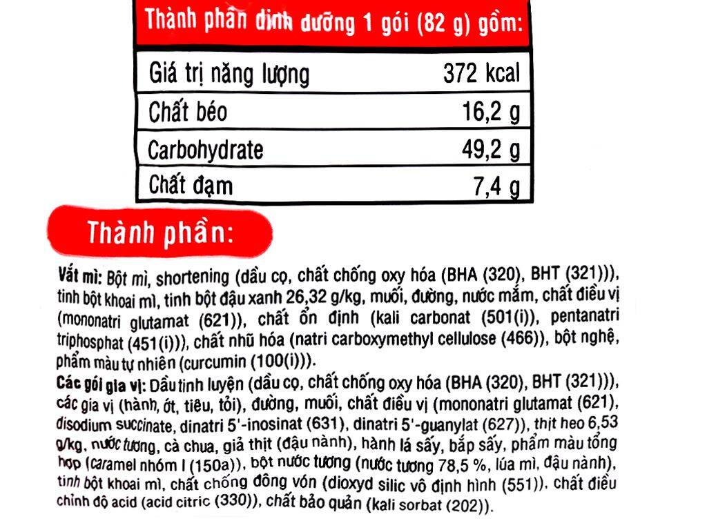 Combo 4 gói mì Đệ Nhất thịt bằm Acecook gói 83gr