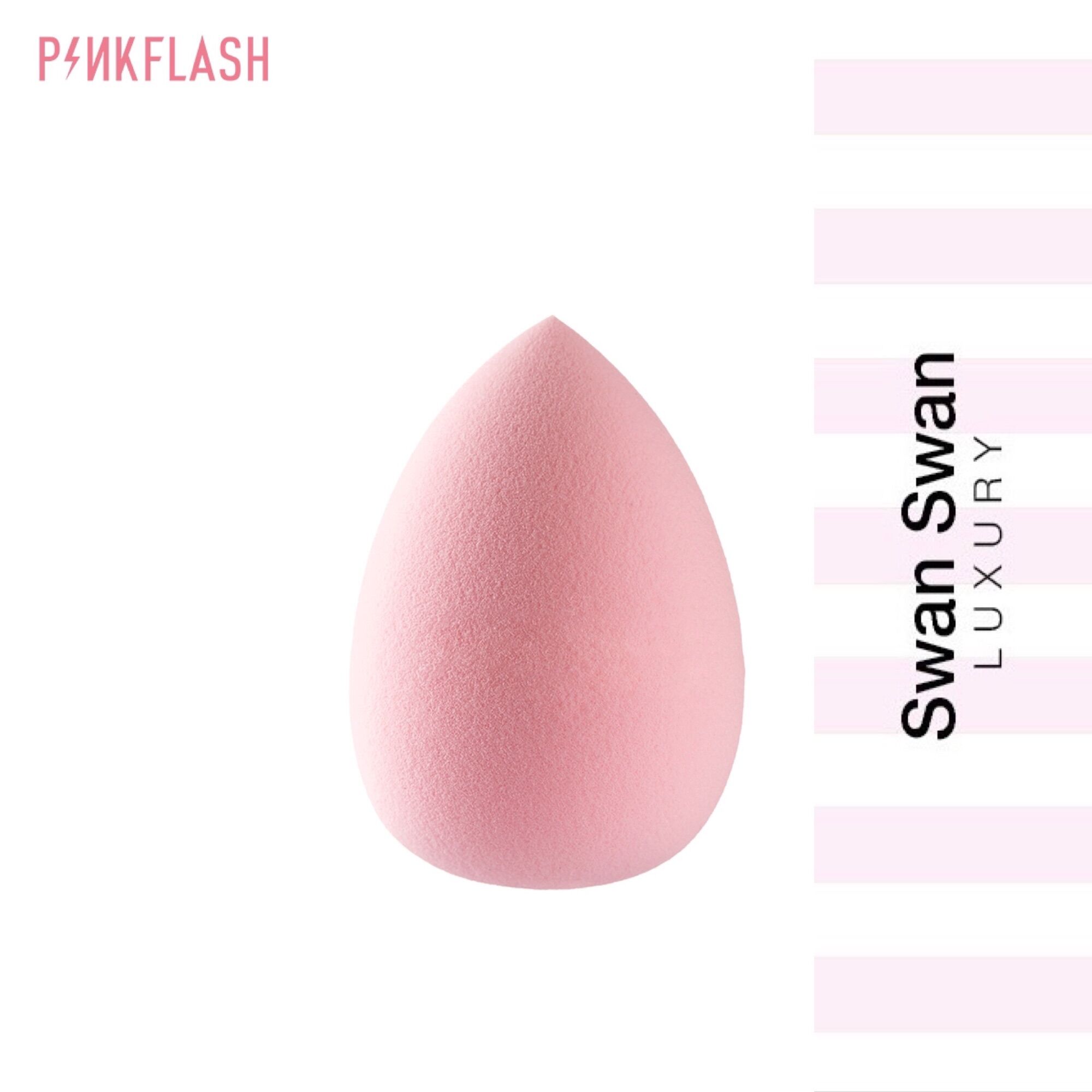 Bông tán kem nền pink flash