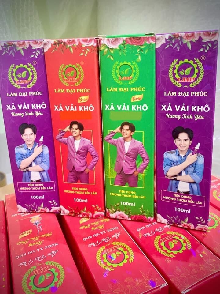 20 CHAI NƯỚC XẢ VẢI KHÔ ( màu đỏ ) - LÂM ĐẠI PHÚC
