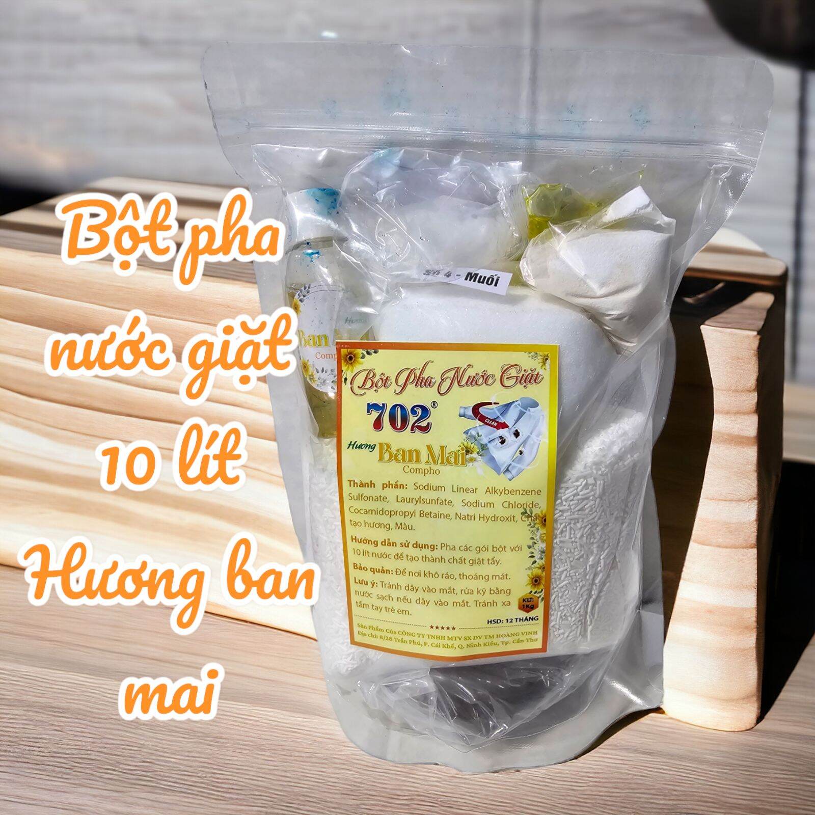 Set Bột Pha Nước Giặt 10 Lít, Tự Pha Tại Nhà