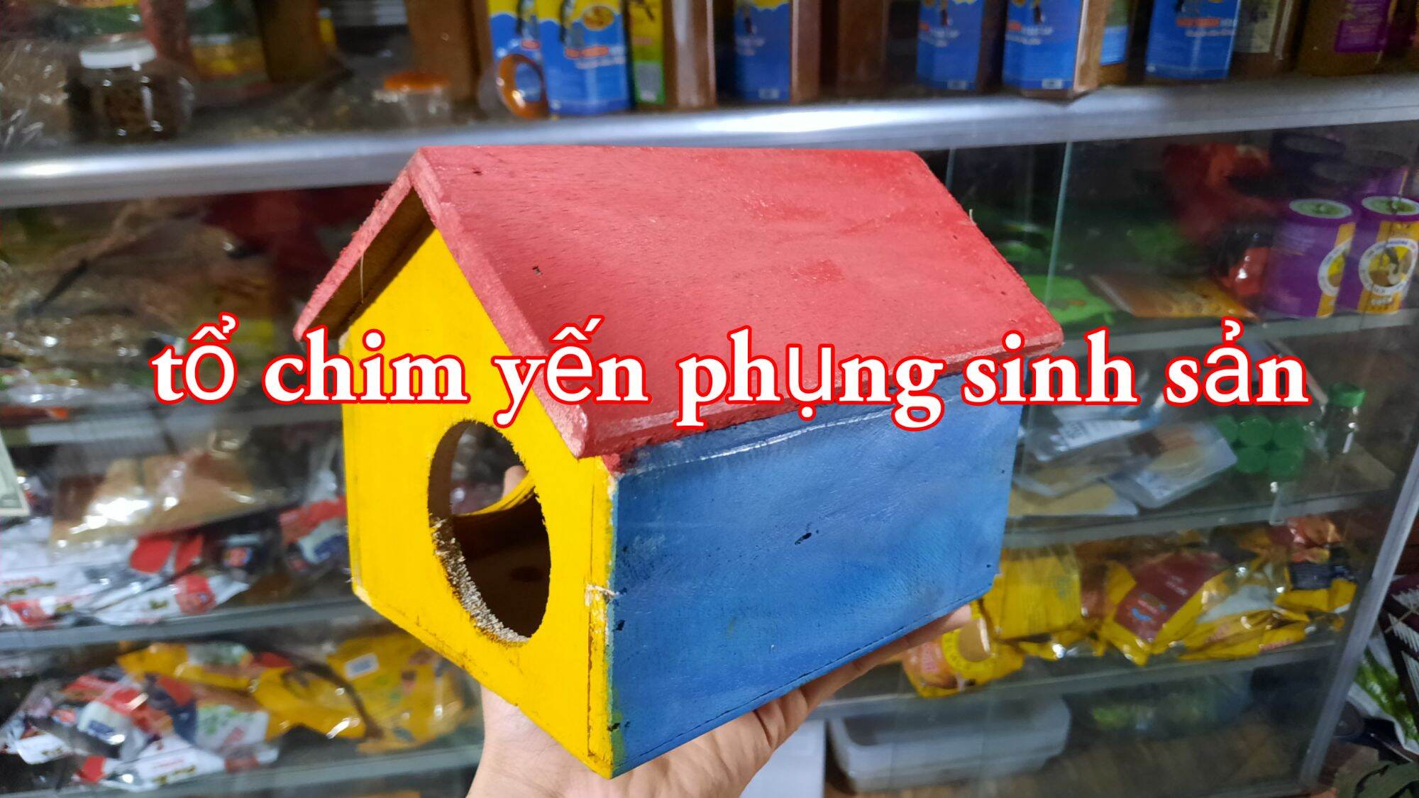 Tổ chim dành cho yến phụng và dòng vẹt nhỏ