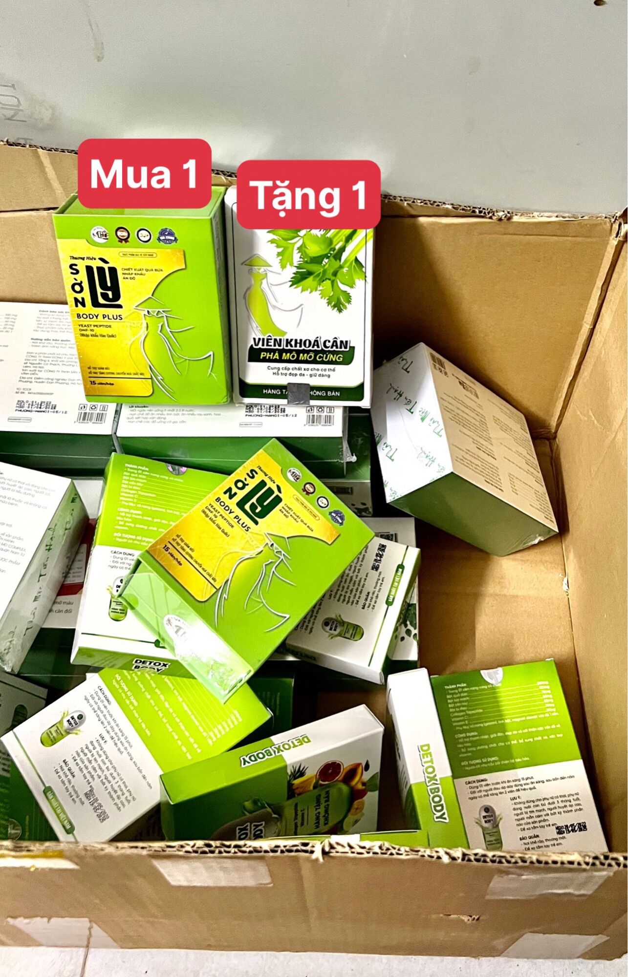 (Chính Hãng 100%) Combo Giảm Cân Sờn Lỳ Giảm Mạnh
