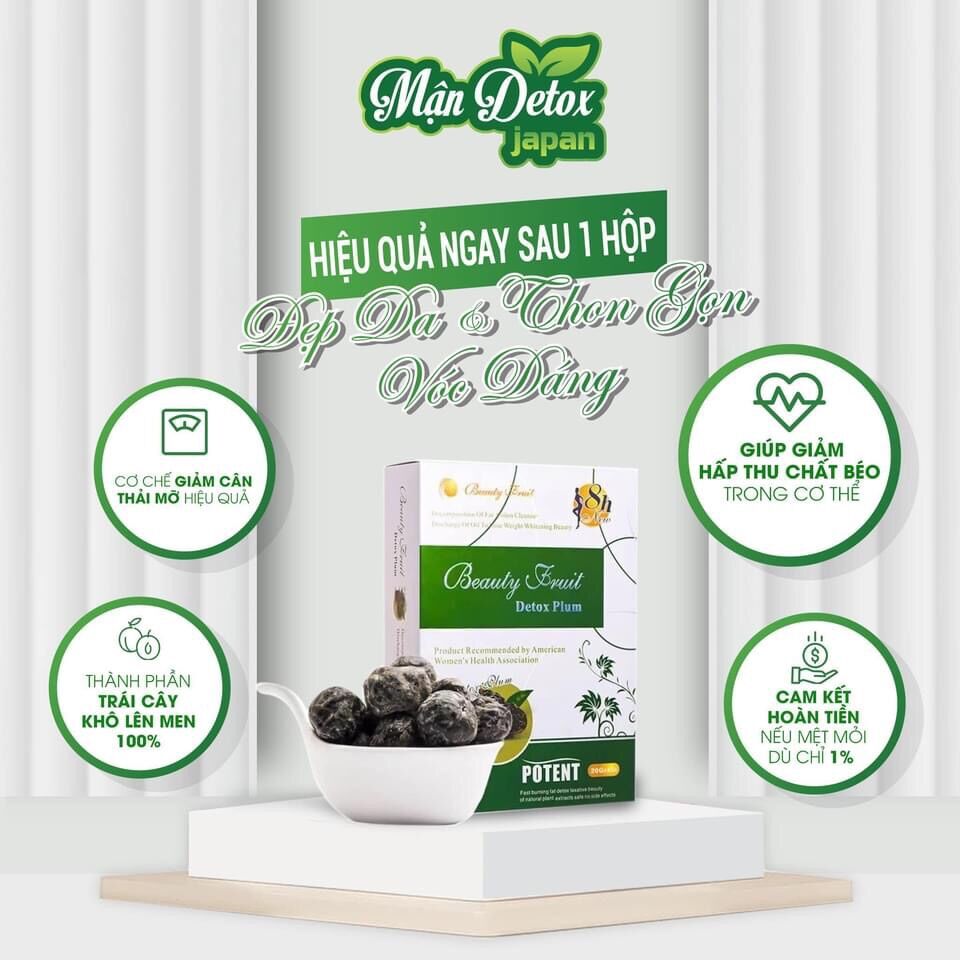 Giảm cân - detox mận japan