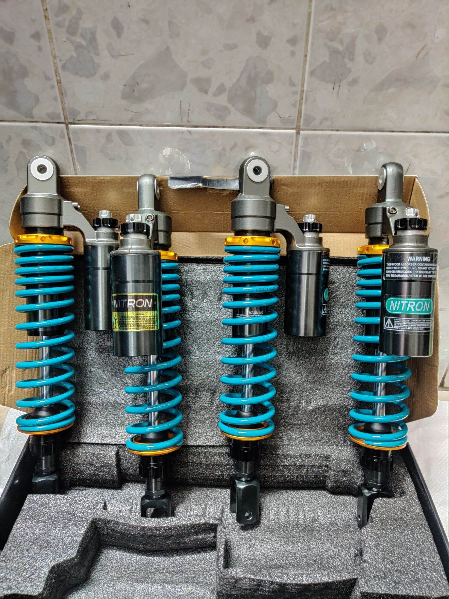 Phuộc Nitron Bình dầu gắn SHVN tăng chỉnh thật