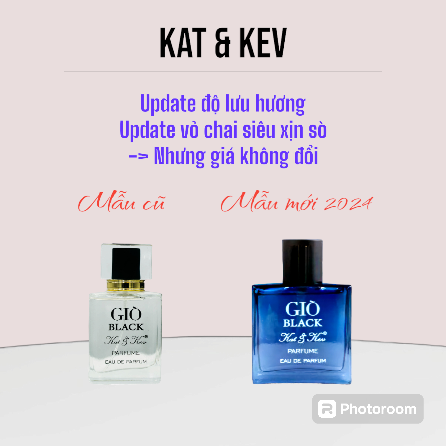 Nước hoa Kat & Kev - Giò Đen